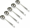 Stainless Steel 1 Tablespoon Measuring Coffee Scoop Spoon, Set of 5