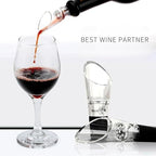 1 Vacuum Wine Stopper 1 Wine Aerator Pourer Aerating Spout with 1 Wine Foil Cutter Tool, Wine Bottle Stoppers set Reusable Wine Preserver Keep Fresh, Perfect Wine Accessory Gift for Wine Lovers