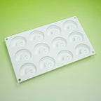 mostsom Sea Octopus Tentacles Silicone Mold Round Star Shaped Baking Mold Cake Border Fondant Molds Cake Decorating Tools (G_11.76x6.88x0.68 inch)
