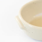 Banko Ware Au Gratin Dish, Small, For One Person Diameter Approx. 7.5 inches (19 cm), Heat Resistant, Ceramic, Oven Safe, Direct Fire, Microwave Safe, Dishwasher Safe, Beige, Made in Japan