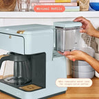 Beauti Multi Brew 12 Cup Programmable Drip & Single Serve Coffee Maker, Versatile Brewing (6oz, 8oz, 10oz, 12oz, 14oz), Pods or Ground, Over Ice option, Keep Warm mode (Hydragea)