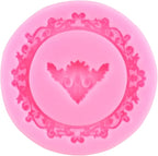 Mujiang Picture Frames Silicone Mold Photo Frame Fondant Mold Baroque Style Curlicues Scroll Lace Frame Molds For Cake Decorating Cupcake Topper Candy Chocolate Gum Paste Polymer Clay Set Of 4