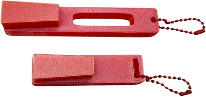 Hydro Style Tumbler Opening Tool, Plastic Lid Removal Tool with Chain and Handle Clip (Orange Shimmer)