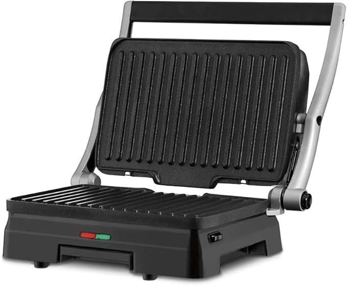 Cuisinart Griddler® Indoor Grill & Panini Press, Dishwasher-Safe Nonstick Cooking Plates, Stainless Steel, GR-11P1