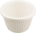 Winco Fluted Ramekins, 1.5-Ounce, Bone - 12 Pieces