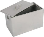 Stainless Steel Commercial Water Bath Canner,54 Quart Stove Top Water Bath Canner with 2 Canning Racks,Thermal Conductivity Uniform Stainless Steel Canning, Sunken Lid Design for High-Acid Food