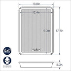Nordic Ware Prism 13" X 18" High-Sided Sheet Cake Pan, 1 Pack