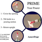 Measured Pourer - Liquor Bottle Pourers - Collared -(10pk) Made 100% In The USA. Bar Spouts That Don't Leak - No Cracks, Just A Perfect Cocktail Pour Everytime. Great for Wine Too! (1.5oz)