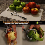Cave Tools Vegetable Y Peeler Julienne Swivel Slicer With Potato Eye Remover for Peeling Fruits and Vegetables - Kitchen Gadgets