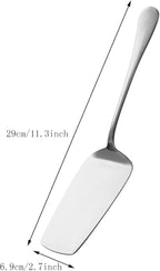 1Pcs Stainless Steel Lasagna Server,Stainless Steel Solid Turner,Stainless Steel Cake Pizza Shovels Kitchen Server (silver)