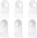 6 Pcs Vegetable Chopper Cleaning Tool Fork Salad Choppers Onion Chopper Tools Vegetables Cutter Cleaning Brush for Vegetable Choppers Fruit Vegetables Cleaner Comb Kitchen Tools White