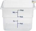 Cambro 12SFSPP190 12 qt Polypropylene Food Storage Container - CamSquare® Case of 6