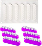 mostsom Silicone Molds Baking Mold for Mousse Cake, Silicone Mold for Chocolate, French Dessert Mold for Pastry Chocolate, Reusable Non-Stick Easy Release Baking Molds (I_ Creamy)