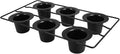 Cup Nonstick Muffin and Cupcake Baking Pan Deep Cup Popover Tin for Heavy-duty Carbon Steel with Elegant Black Finish for Home Kitchens and Events