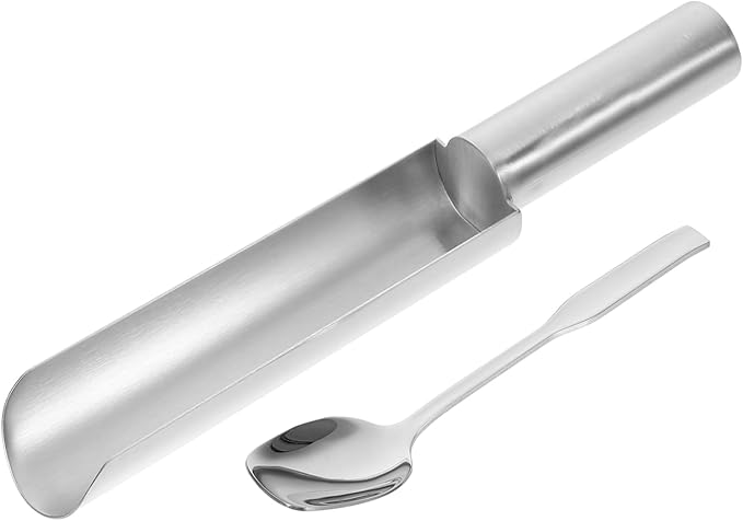 Luxshiny 304 Stainless Steel Meatball Maker Tool Set with Spatula DIY Fish Ball and Shrimp Slide Kitchen Gadget for Home Cooking Random Style