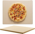 Pizza Stone for Oven and Grill, Heavy Duty Cordierite Baking Pan, Rectangular Baking Stone for Bread, Cookie,15x12 Inch