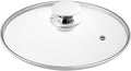 Glass Lids for Pots and Pans, 8, 11, 12, 12.6 Inch Pan Covers for Cookware, Tempered Glass Lid for Replacement, Dishwasher Safe & Microwave Oven Safe (13.5 Inch)