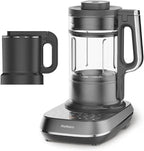 Joydeem Soymilk Maker Machine, Heated Blender with Grind Cup, Low Noise Variable Frequency Brushless Motor, 1.75L Capacity, Black, JD-B1Pro