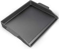 Cast Iron Griddle, Universal Stove Top Flat Griddle Charcoal Gas Grill Pan Insert for Weber Charbroil Nexgrill Replacement Parts Cooking Plate Outdoor Camp Tailgating Teppanyaki Accessory 17" x 13"