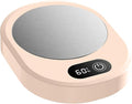 Amagogo Electric Beverage Warmer Plate Portable,Smart Coffee Heater with 4 Temperature Settings for Office Home, Pink