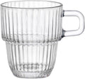 Bormioli Rocco Barshine 3 oz. Espresso Coffee Stackable Tempered Drinking Glasses, Set of 12, Clear