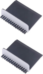 2 Pcs Black Kitchen Sink Squeegee Cleaner Countertop Brush Wiper Vegetable Cleaning Brush Wiper Home Kitchen Tool Accessories Fruit and Vegetable Cleaning Brushes