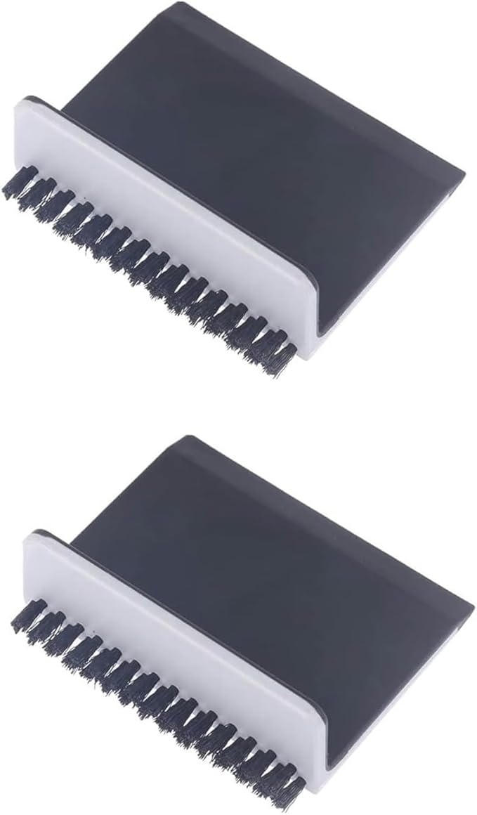 2 Pcs Black Kitchen Sink Squeegee Cleaner Countertop Brush Wiper Vegetable Cleaning Brush Wiper Home Kitchen Tool Accessories Fruit and Vegetable Cleaning Brushes