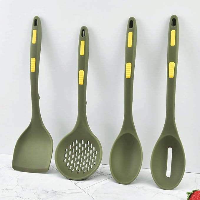 Kitchen Utensils Set Non-stick Kitchenware Cooking Spoon Soup Ladle Spatula Shovel Tools Gadget Accessories