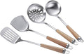 Kitchen Utensils Set，Cooking Utensils Kitchen Tools Gadgets Spoons for Cooking Spatulas 304 Stainless Steel Cooking Utensils Spatulas Spoons 4 Pieces
