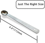 2PCS 1/4 Teaspoon(1/4tsp, 1.25 ml, Tad) Single Tiny Measuring Spoon, Small Individual Stainless Steel Measure Spoons Only