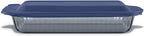 Pyrex Colors Tinted (9x13) Glass Baking Dish with BPA-Free Lid, Oblong Bakeware Glass Pan For Casserole & Lasagna, Dishwasher, Freezer, Microwave and Pre-Heated Oven Safe, Smoke