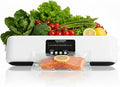 85Kpa Easy-Close Vacuum Sealing Machine Cordless Powerful Suction with 20 Pre-Cut Pouchses, Fully Automatic with No Lid Pressing Required - Compact Food Preservation for Home Use