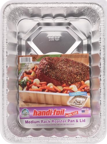 Handi-Foil Cook-N-Carry Medium Roaster with Lid