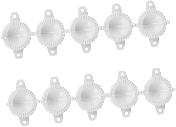 20pcs Dumplings Maker Molds with Lucky Character 7cm Diameter Manual Dumpling Skin Press Kitchen Gadget Hand Tool for Cooking