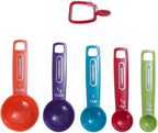 Farberware Professional Plastic Measuring Spoons, Set of 5, Colors may vary