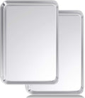 Baking Sheet Set of 2, Wildone Stainless Steel Baking Tray Cookie Pan, Size 20 x 14 x 1 Inch, Non Toxic & Heavy Duty & Easy Clean