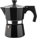 wedrink 3 Cup Stovetop Espresso Maker Aluminium Moka Pot Percolator (150ml)