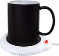 Eutuxia Mug Warmer for Home & Office. Great for Warming Up Cups, Coffee Mugs, Wax, and Beverages on Desks, Tables & Countertops. Electric Heated Plate Warms Quickly. Enjoy Hot Drinks on Cold Days.