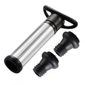 Healifty Wine Saver Vacuum Pump: Wine Preservation Pump Cylinder Set with 2 Reusable Vacuum Bottle Stoppers Tool for Home Bar and Kitchen
