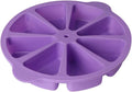 SHEbaking Scone Pan Silicone Triangle Cake Mold for Baking Nonstick Cornbread Pan 8 Cavity Pie Silicone Mold Perfect for Brownies, Muffin, Cupcake, Soap, polenta, or biscuits (Light Purple)