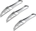 3Pcs Silver Fish Scaler Remover, Stainless Steel Cooking Tools, Seafood Tools, Portable Fish Scale Remover, Fish Cleaning Peeler Scraper Seafood Tools, Specialty Tools and Gadgets