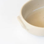 Banko Ware Au Gratin Dish for One Person Diameter 9.4 inches (24 cm), Heat Resistant, Pottery, Oven Safe, Direct Fire, Microwave and Dishwasher Safe, Beige, Made in Japan