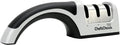 Chef'sChoice Manual Knife Sharpeners for 15- and 20-Degree Straight-Edge and Serrated Knives with Diamond Abrasives Precise Angle Control & Compact Footprint, 2-Stage, Gray