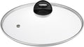Glass Lids for Pot and Pan, 8, 9.5, 10.25, 11, 12, 12.6, 13.5, 14 Inch Tempered Replacement for Covers Kitchen Cookware, Frying Pan, Wok, Skillet (12.5 Inch)