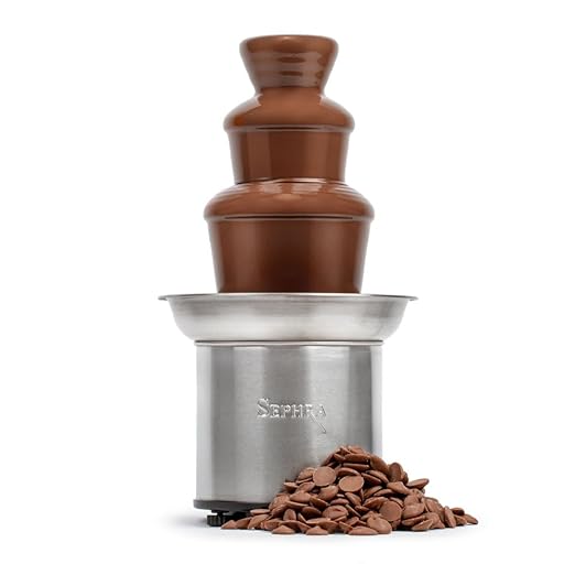 Sephra Select 16" Home Fondue Fountain - 4lb Capacity - Serves up to 20 People