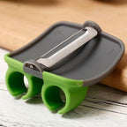 Ultimate Prep Kitchen Tool Set - Comfort Grip Palm Peeler & Multi-Functional Scallion Shredder, Stainless Steel Blades for Effortless Peeling and Shredding, Perfect for Home & Commercial Cooking