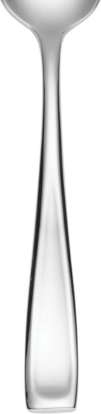 Oneida Silverware Set For 12, Moda 65-Piece Fine Flatware Set with Serving Utensils, Service For 12, 18/10 Stainless Steel, Dishwasher Safe For home, Knives Spoons and Forks Set (Silver, 65 pieces)