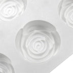 Flower Silicone Cake Ice Cream Chocolate Mold Soap Silicone Molds 3D Cupcake Bakeware Baking Dish Cake Pan (Flower K_10.72 X6.8 X1 inch)