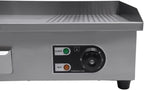 Commercial Flat Top Grill, 22" Extra Large Commercial Electric Griddle, 1600W high working power Tabletop Flat Top Grill Indoor for BBQ Pancake Chicken, Adjustable Temperature 122℉-572℉