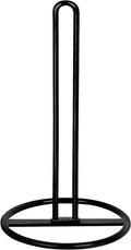 Paper Towel Holder Countertop, OBODING, Kitchen Paper Towel Stand Holder for Kitchen Organization and Storage, Paper Towel Holders for Standard and Large Size Rolls (Black)